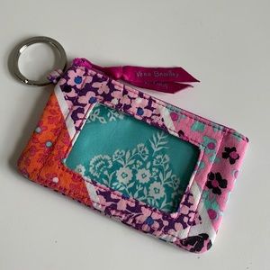 Vera Bradley Floral ID Wallet & Key Ring